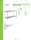 Regency Tables & Sinks 600TS2460S Specsheet