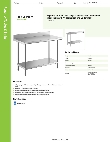 Regency Tables & Sinks 600TSB2448S Specsheet