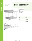 Regency Tables & Sinks 600TSB3648S Specsheet