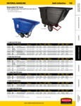 Rubbermaid Rotomolded Tile Trucks Specsheet