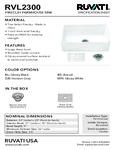 RVL2300 Spec