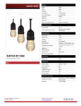 S11292 Spec Sheet