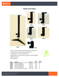 Safco Plastic Coat Hook Specsheet