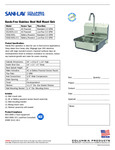Sani-Lav-ES2-ESB2-605L-Submittal-Sheet