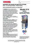SaniServ 414 Spec Sheet