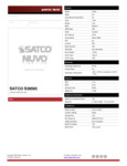 Satco S29593 Spec Sheet Satco S29593 Spec Sheet