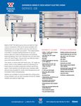 E-5736 Deck Oven Spec Sheets E-5736 Deck Oven Spec Sheets