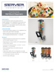 SERVER Dry Food Dispensers Spec Sheet