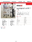 Regency Tables & Sinks 423CFT2KA Specsheet