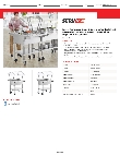 Regency Tables & Sinks 423CFT2KTS Specsheet Regency Tables & Sinks 423CFT2KTS Specsheet