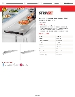 Avantco Equipment 423HSW2072 Specsheet