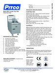 Pitco Countertop Spec