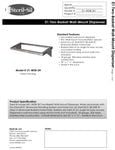Steril-Sil Wall-Mount Silverware Dispenser Steril-Sil Wall-Mount Silverware Dispenser