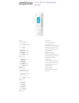 simplehuman Fragrance Free Foaming Soap Refill