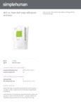 simplehuman Mint Lime Foaming Soap Refill