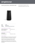 Simplehuman ST1094 Specs
