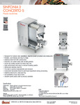 Sirman Sinfonia Specsheet