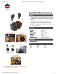 Skullerz 8880 NRR 26dB Hard Hat Mounted Earmuffs specs
