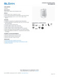 Sloan_5091101009T_specsheet