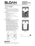 Sloan ETF529 Protective Enclosure Specsheet