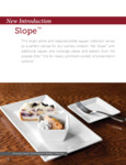 Slope Dinnerware Brochure ITI