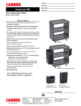 Cambro Small Service Cart Pro Spec Sheet
