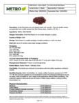 Small Red Beans Specsheet