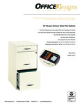 SOHO 3D Organizer File Spec Sheet