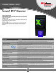 DISPENSER HD HAND SOAP FOAM 3.25L spec sheet DISPENSER HD HAND SOAP FOAM 3.25L spec sheet
