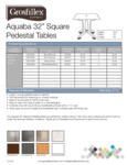 32" Square Table