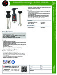 Sammic MB-31 Specsheet
