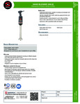  Sammic XM-32 Spec Sheet