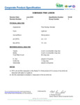 Dominade Pink Lemon Spec Sheet