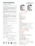 Spec Sheet for Alto-Shaam 500-TH