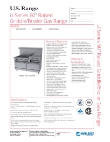 SPEC SHEET FOR U60-6R24RR, U60-6R24RS, U60-6R24SS