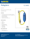 Spec Sheet for Voltec 04-00103 3 ft. Power Cord
