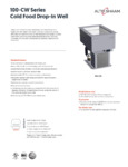 Alto-Shaam 100-CW Spec Sheet