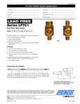 Specification Sheet - Test Cocks