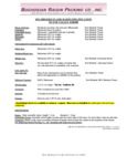 Spec Sheet