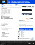 Speco Technologies NVR SpecSheet