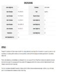 Aspect Specsheet