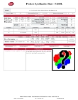 Tablecraft Shaker Specsheet