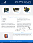 Sealersales Bag Tape Sealer Spec Sheet Sealersales Bag Tape Sealer Spec Sheet