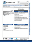 Specsheet for Beverage-Air UCRD119AHC-8 Undercounter Refrigerator Specsheet for Beverage-Air UCRD119AHC-8 Undercounter Refrigerator