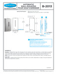 Specsheet for Bobrick B-2013 Soap Dispenser