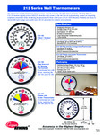 Specsheet for Cooper-Atkins 212 Series Wall Thermometers Specsheet for Cooper-Atkins 212 Series Wall Thermometers