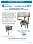 Specsheet for Grease Guardian DS-1