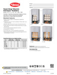 Hatco TK-155B Spec Sheet