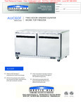 AAUC60F Spec Sheet AAUC60F Spec Sheet