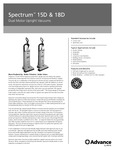 Spectrum-15D_18D Spec Sheet